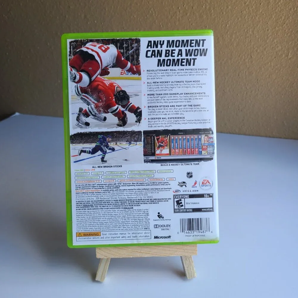 XBOX 360 NHL 11 BY EA SPORTS GAME ORIGINAL DISC & MANUAL IN ORIGINAL CASE